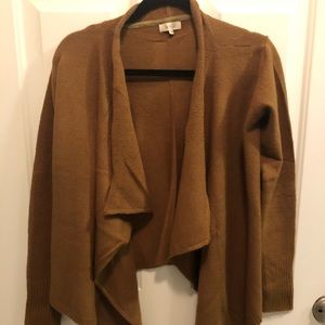 Beautiful acrylic blend rust cardigan